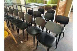 Cafeteria Chairs x 17 - NO RESERVE