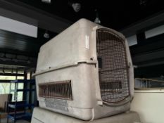 White Plastic Animal Cage - No Reserve