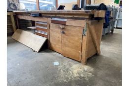 NO RESERVE Wooden Workbench