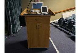 Wooden Lectern - NO RESERVE