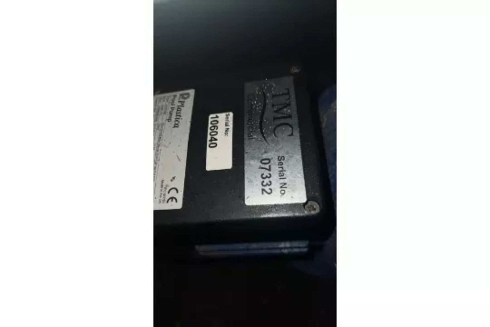 ** NO RESERVE ** Plastica AG8-2DC Pool Pump - Image 3 of 6