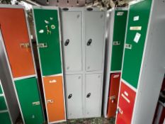 Nest Of Four Grey Probe Lockers - No Reserve
