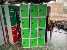 Probe Green Metal Lockers x3 - No Reserve