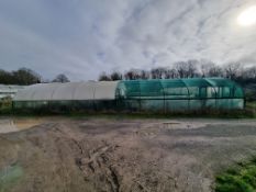 Polytunnel, Dimensions: Length: 20m Width: 7m Height: 3.5m - NO RESERVE