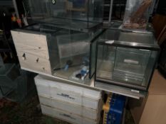 Assortment Of Glass Animal Enclosures - No Reserve