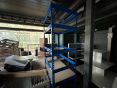 Blue Metal Shelving - No Reserve
