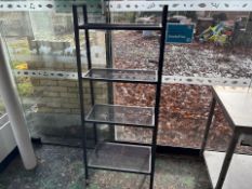Grey Metal Shelving Unit - No Reserve
