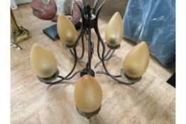 Medium Metal Chandelier - NO RESERVE
