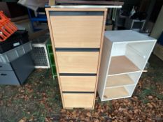 Wooden Filing Cabinet - No Reserve