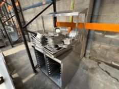 Stainless Steel Cupboard And Pans - No Reserve