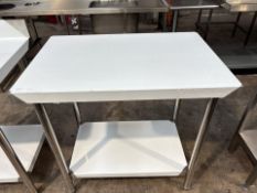 Hamoki Stainless Steel Table - No Reserve