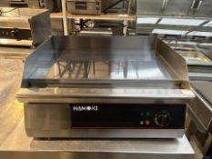 Hamoki GR550 55cm Chrome Plated Electric Griddle - No Reserve