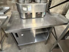 Stainless Steel Cupboard - No Reserve