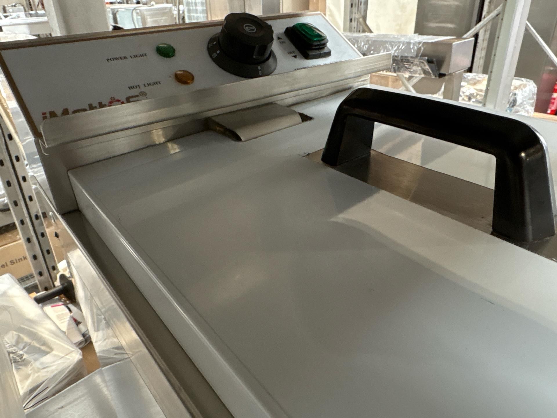 iMettos DF 8T Electric Fryer With Oil Drain - No Reserve - Image 3 of 6