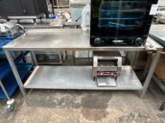 Stainless Steel Prep Table - No Reserve