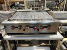 Nowah RCB36 6 Burner 90cm Heavy Duty Charbroiler - No Reserve
