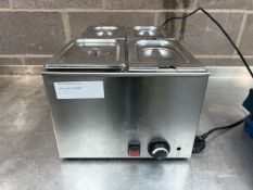 4 Pot Bain Marie - No Reserve