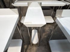 Hamoki Stainless Steel Table - No Reserve