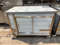 Nordstar HCP1200 1.2m Wide Pass Thru Hot Cupboard - No Reserve