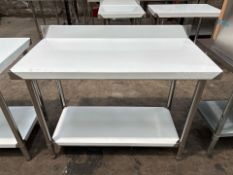 Hamoki Stainless Steel Table - No Reserve