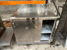 Stainless Steel Cupboard - No Reserve