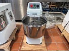Hamoki HM30A 30ltr Spiral Dough Mixer - No Reserve