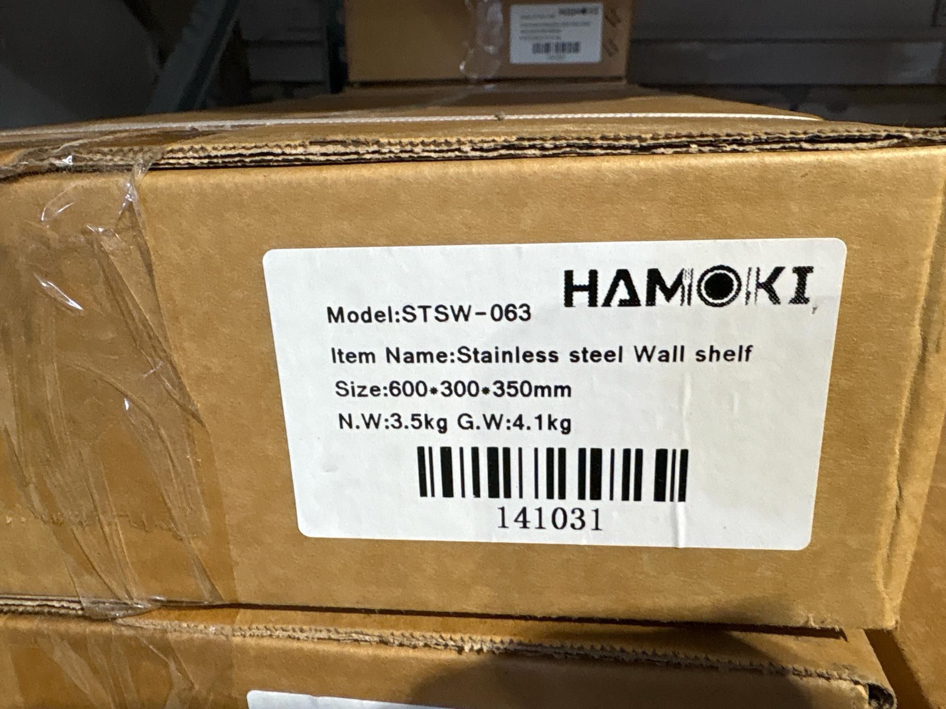 Hamoki Stainless Steel Wall Shelf - No Reserve - Image 2 of 5