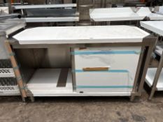 Infernus Storage Cupboard With 2 Sliding Doors And Shelf - No Reserve