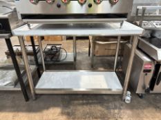 Stainless Steel Prep Table - No Reserve