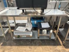 Stainless Steel Prep Table - No Reserve
