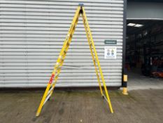 Werner Fiberglass Swingback Stepladder THX24981