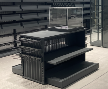 Table with Acrylic Box Display