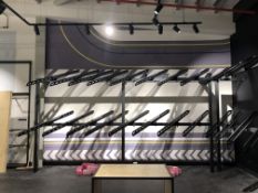 3 Bay Tiered Bike Display - Holds up to 24 Bikes