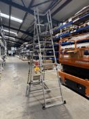 Zarges Mobile Platform Steps / Warehouse Ladder , No Reserve