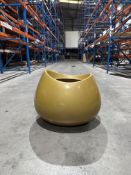 Plant Pots, Gold, No Reserve