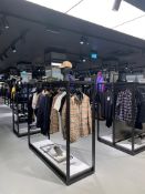 Clothing Unit - Missing Glass Top - Yellow Hanging Arms