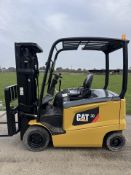 Caterpillar 3 Tonne Electric Forklift, Container Spec