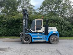 SMV 10 Tonne Lift Capacity LOLER valid to May 2026 10 tonnes at 600mm load centre max lifting hei