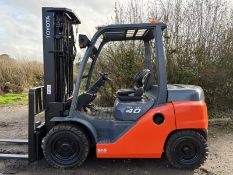 2019 Toyota 4 Tonne Diesel Forklift, Only 3911 Hours, Side Shift