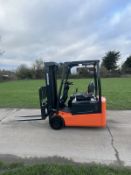 2013 Doosan 1.5 Tonne Electric Forklift, Container Spec, with Triple Mast & Side Shift, 6084 Hours