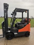 2020 Doosan 2 Tonne Gas Forklift, 3.7m Mast with Side Shift