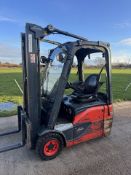 2016 Linde 1.6 Tonne Electric Forklift, Container Spec, 4.6m Mast with Side Shift, 7075 Hours