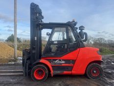 2013 Linde H80D Diesel Forklift, Side Shift & Fork Positioner, 13092 Hours, 10% BP