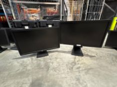 Black HP Desktop Monitor x2 - No Reserve
