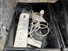 Box Of Assorted Extension Leads - No Reserve