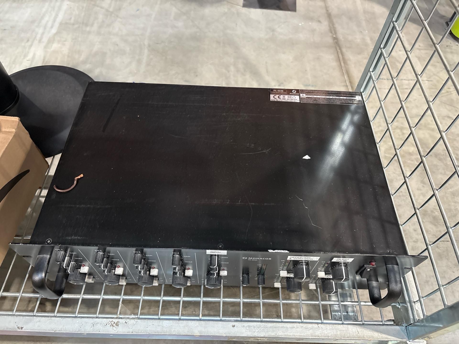 Monacor PA-4040 Mixing Amplifier - No Reserve - Image 2 of 4