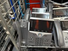 Grey Cisco Desk Phone x3 - No Reserve