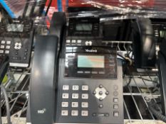 Grey Yealink Desk Phone x2 - No Reserve
