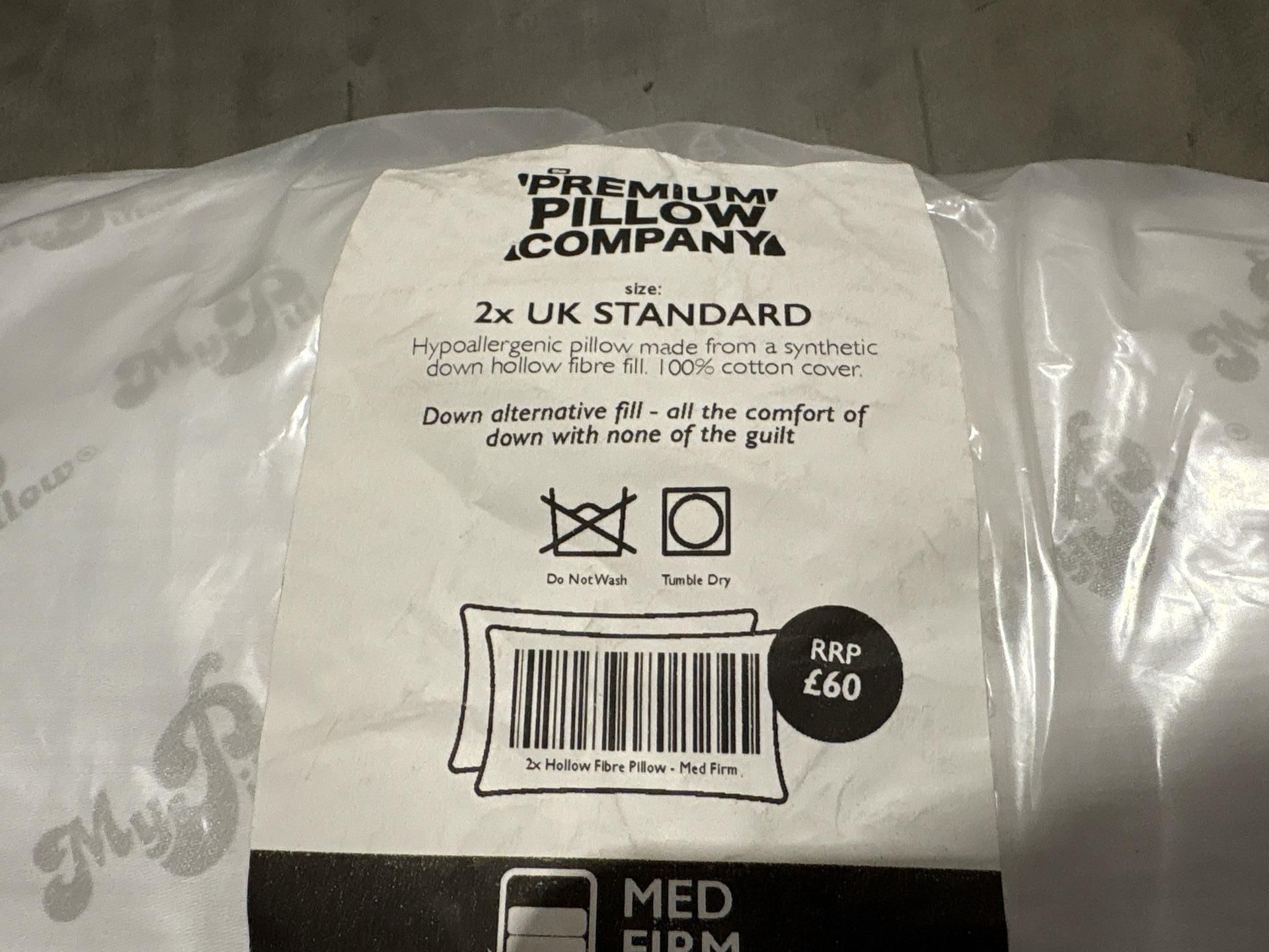 Pallet Of Hollow Fibre Pillows - No Reserve - Image 2 of 6