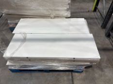 Pallet Of White Wooden Table Tops - No Reserve